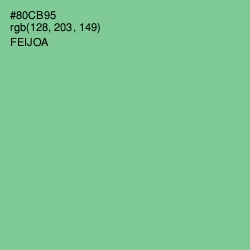 #80CB95 - Feijoa Color Image