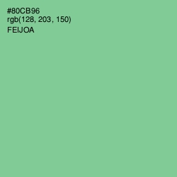 #80CB96 - Feijoa Color Image