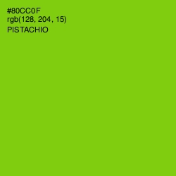 #80CC0F - Pistachio Color Image