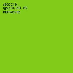 #80CC19 - Pistachio Color Image