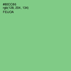 #80CC86 - Feijoa Color Image