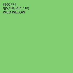 #80CF71 - Wild Willow Color Image