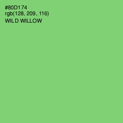 #80D174 - Wild Willow Color Image