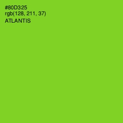 #80D325 - Atlantis Color Image