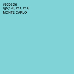 #80D3D6 - Monte Carlo Color Image