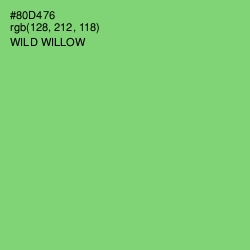 #80D476 - Wild Willow Color Image