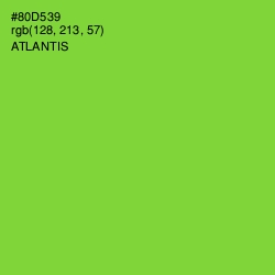 #80D539 - Atlantis Color Image