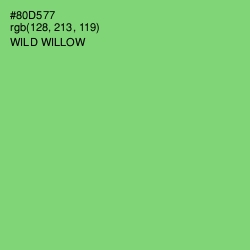 #80D577 - Wild Willow Color Image