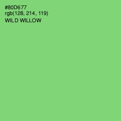 #80D677 - Wild Willow Color Image