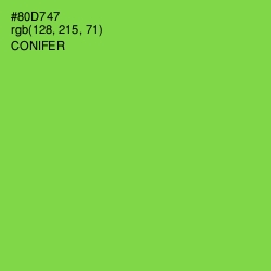 #80D747 - Conifer Color Image