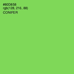 #80D858 - Conifer Color Image
