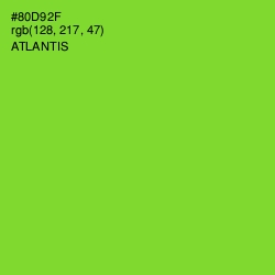 #80D92F - Atlantis Color Image