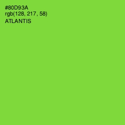 #80D93A - Atlantis Color Image