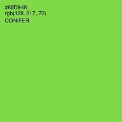 #80D948 - Conifer Color Image