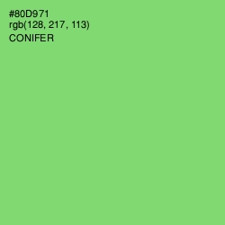 #80D971 - Conifer Color Image