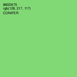 #80D975 - Conifer Color Image