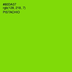 #80DA07 - Pistachio Color Image