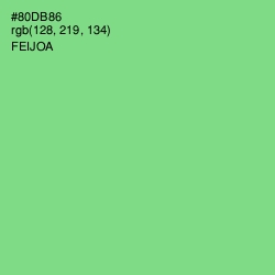 #80DB86 - Feijoa Color Image