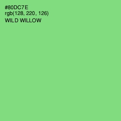 #80DC7E - Wild Willow Color Image