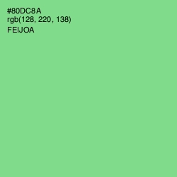 #80DC8A - Feijoa Color Image