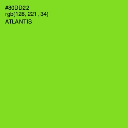 #80DD22 - Atlantis Color Image