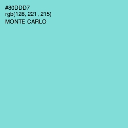 #80DDD7 - Monte Carlo Color Image