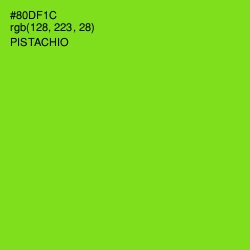 #80DF1C - Pistachio Color Image