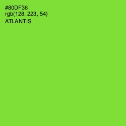 #80DF36 - Atlantis Color Image