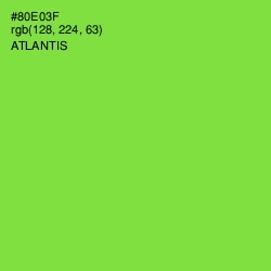 #80E03F - Atlantis Color Image