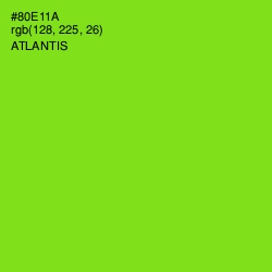 #80E11A - Atlantis Color Image