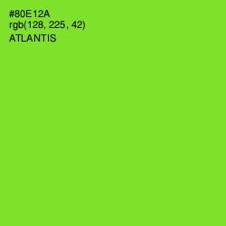 #80E12A - Atlantis Color Image