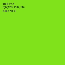 #80E21A - Atlantis Color Image