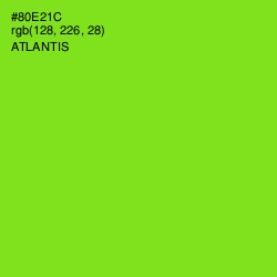 #80E21C - Atlantis Color Image