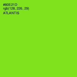 #80E21D - Atlantis Color Image