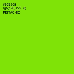 #80E308 - Pistachio Color Image