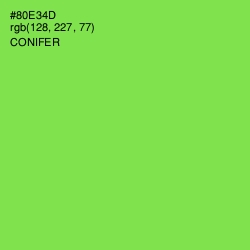#80E34D - Conifer Color Image