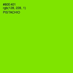 #80E401 - Pistachio Color Image