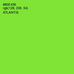 #80E436 - Atlantis Color Image