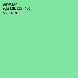 #80E5A0 - Vista Blue Color Image