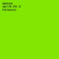 #80E602 - Pistachio Color Image