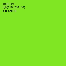 #80E624 - Atlantis Color Image