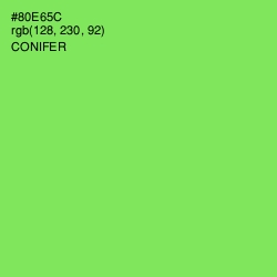 #80E65C - Conifer Color Image