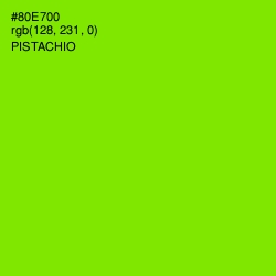 #80E700 - Pistachio Color Image