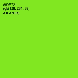 #80E721 - Atlantis Color Image
