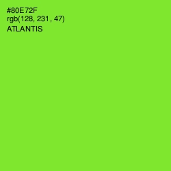 #80E72F - Atlantis Color Image