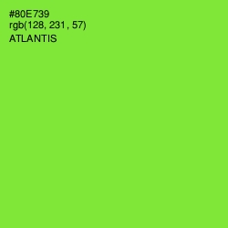 #80E739 - Atlantis Color Image