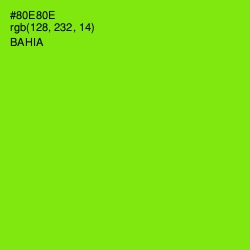 #80E80E - Bahia Color Image