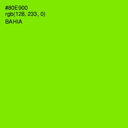 #80E900 - Bahia Color Image