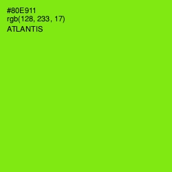 #80E911 - Atlantis Color Image