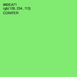 #80EA71 - Conifer Color Image